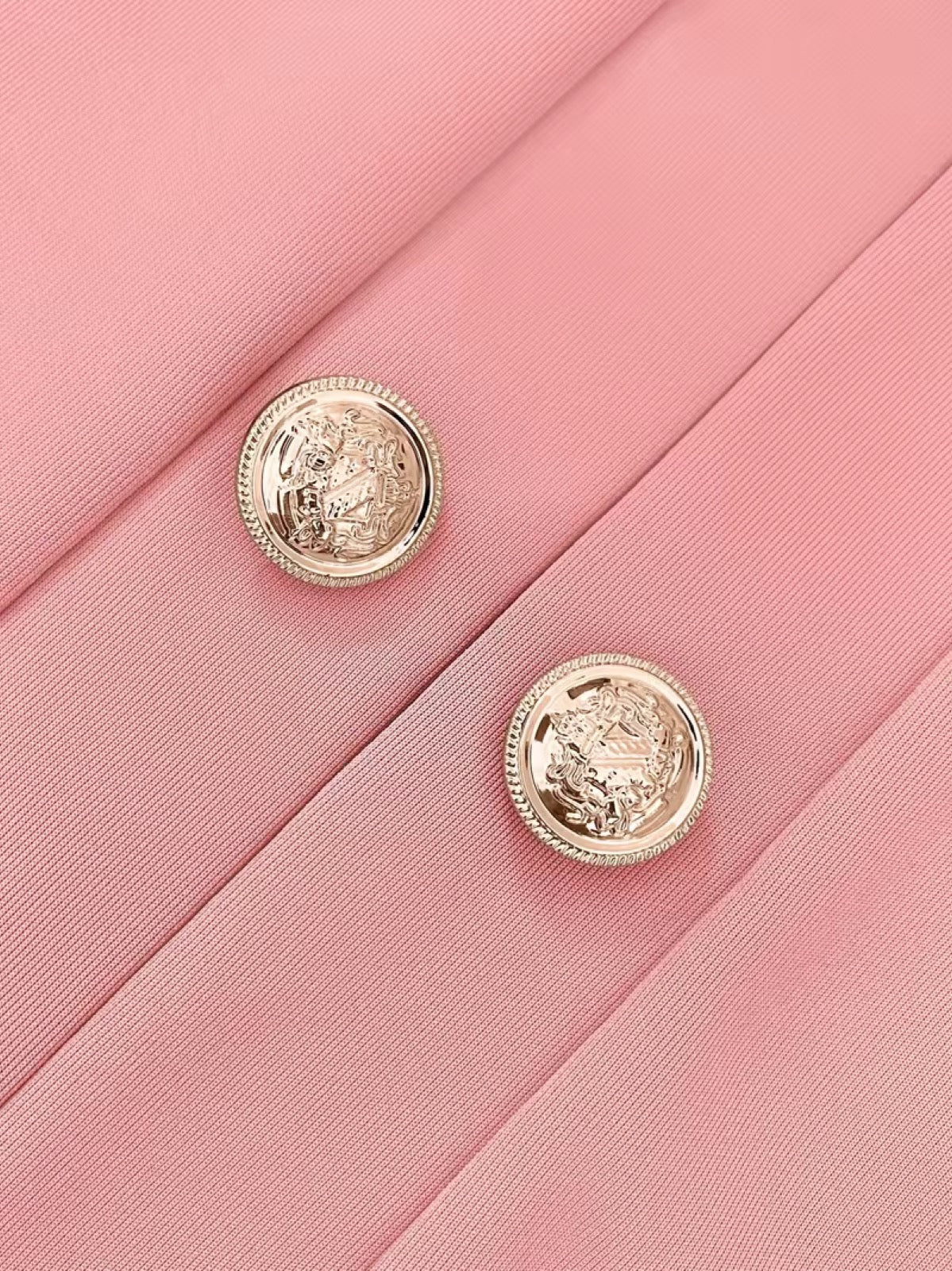 Romilde™ | Gold Button Blazer