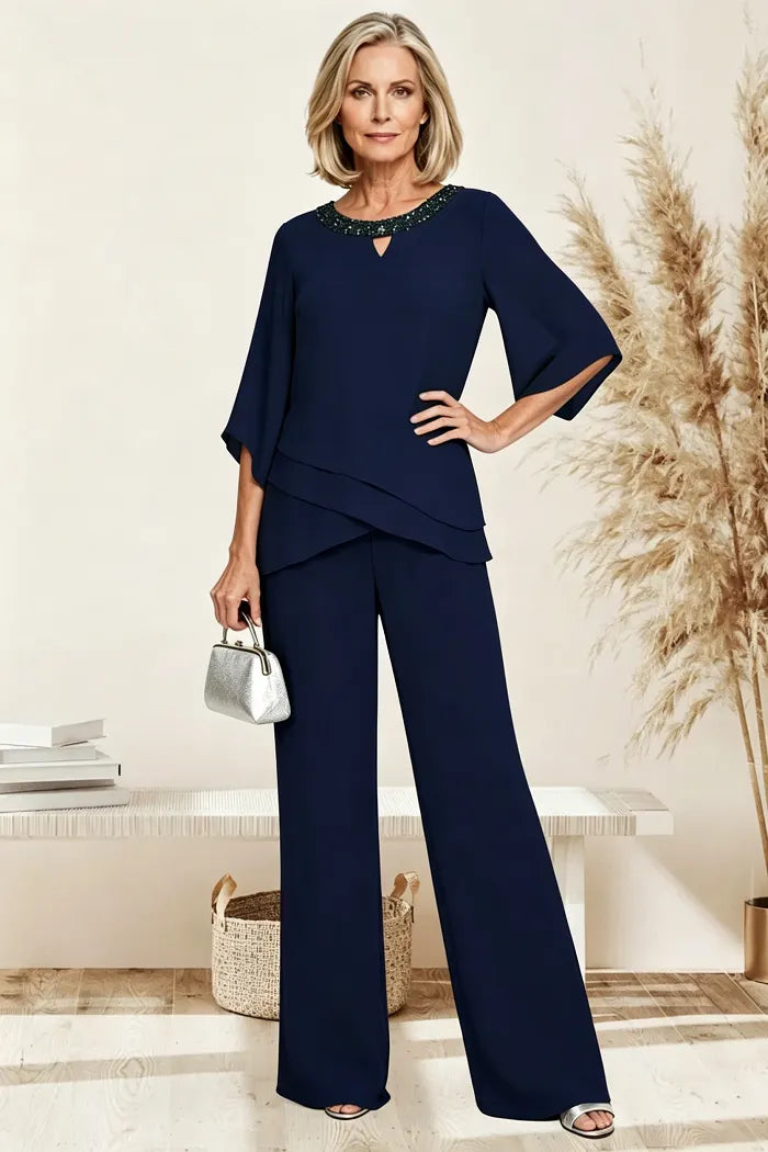 Theresa™ | Relaxed Fit Formal Pant Set