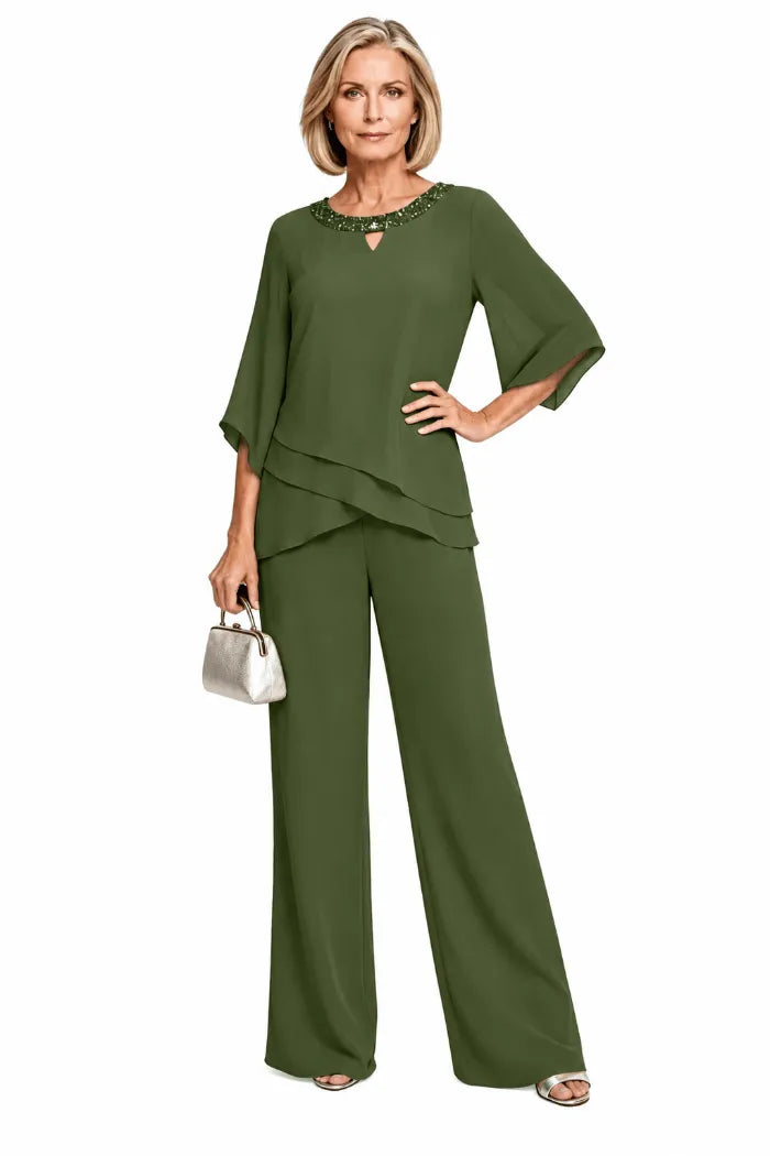 Theresa™ | Relaxed Fit Formal Pant Set