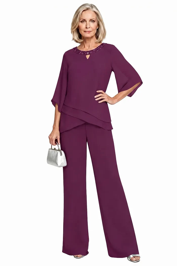 Theresa™ | Relaxed Fit Formal Pant Set