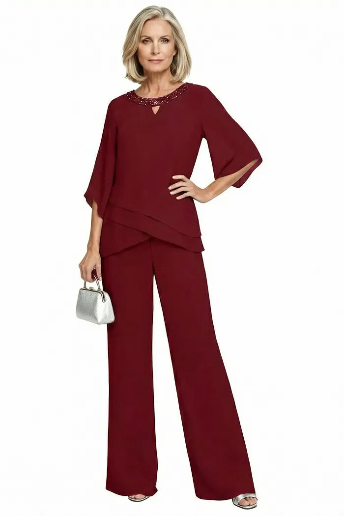 Theresa™ | Relaxed Fit Formal Pant Set