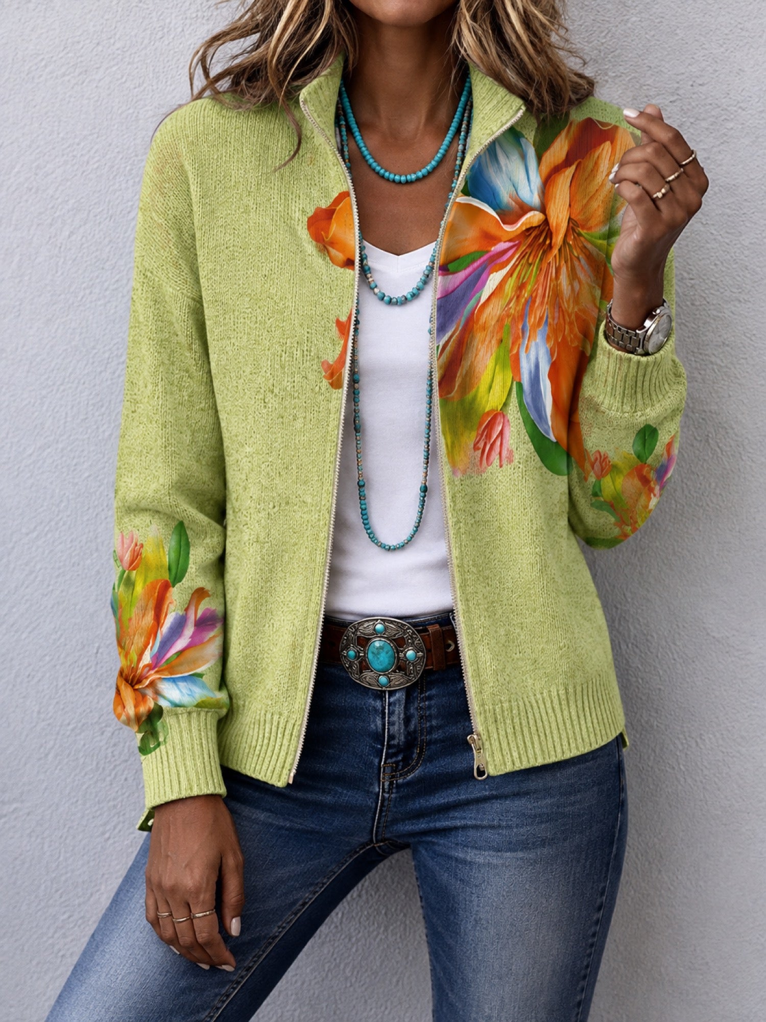 Sidonie™ | Vibrant Tropical Lily Floral Print