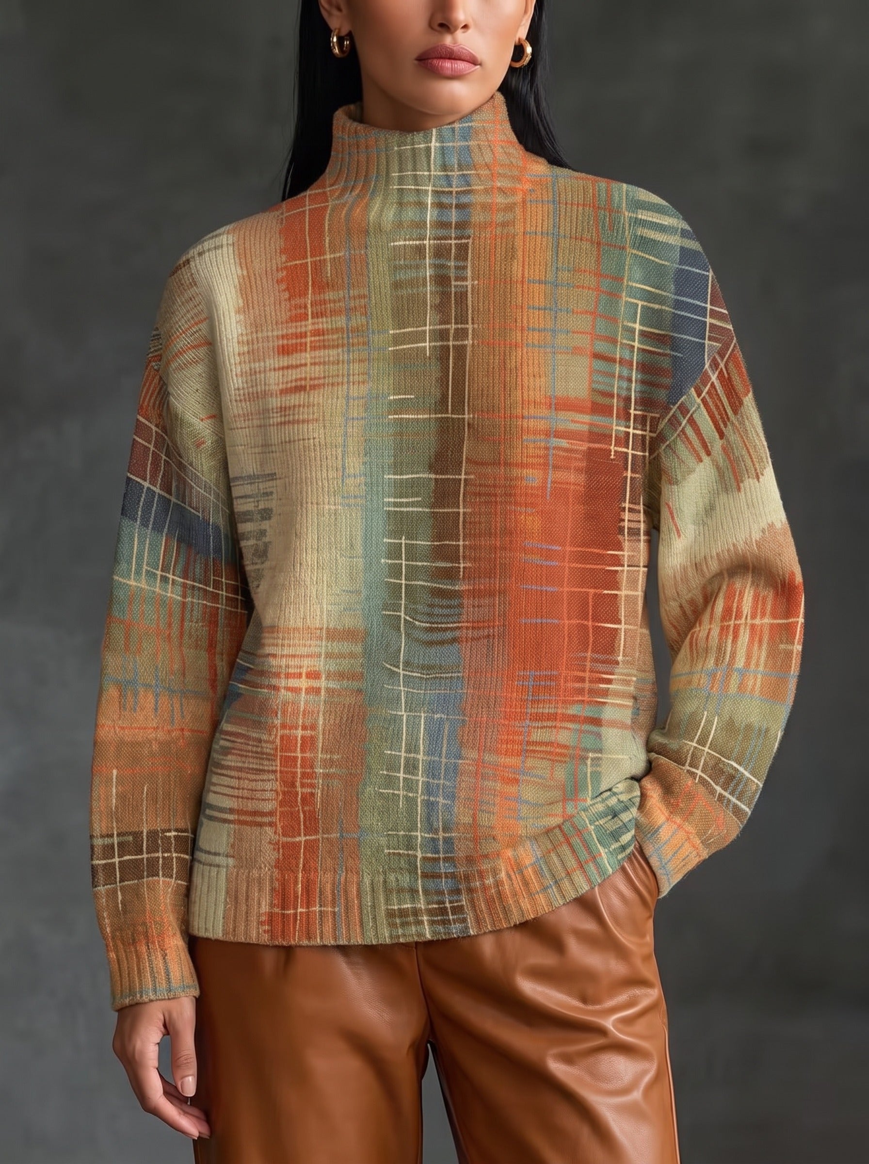 Sorrel™ | Painted Stripe Turtleneck