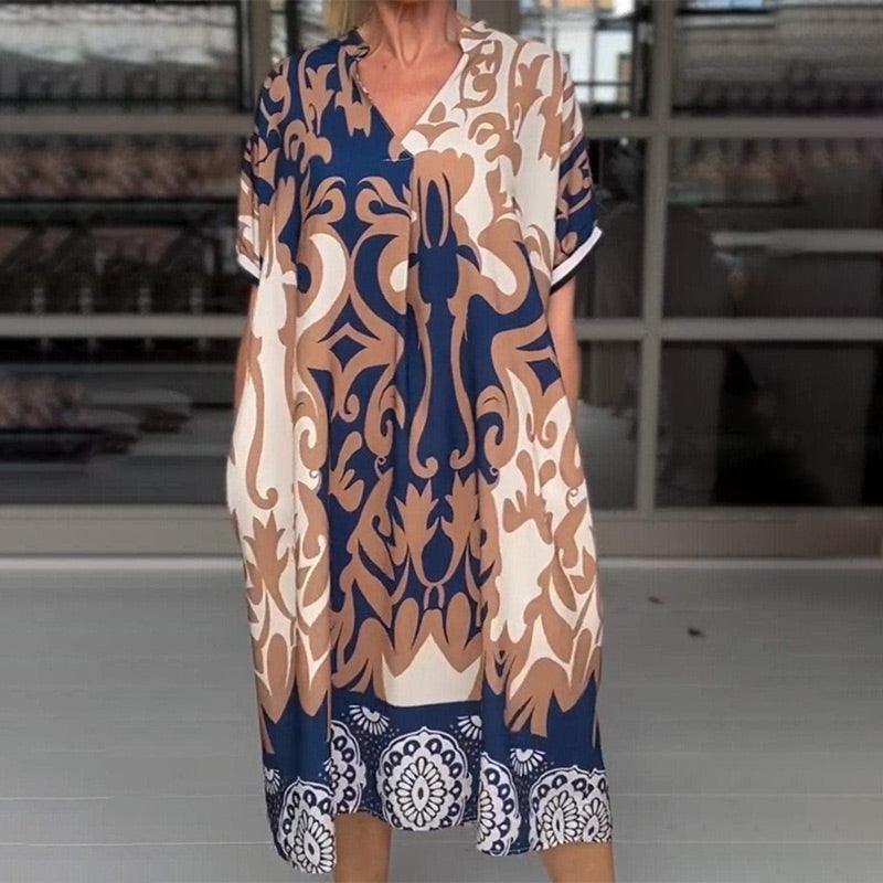 Leontine™ | Boho Belly Coverage Dress