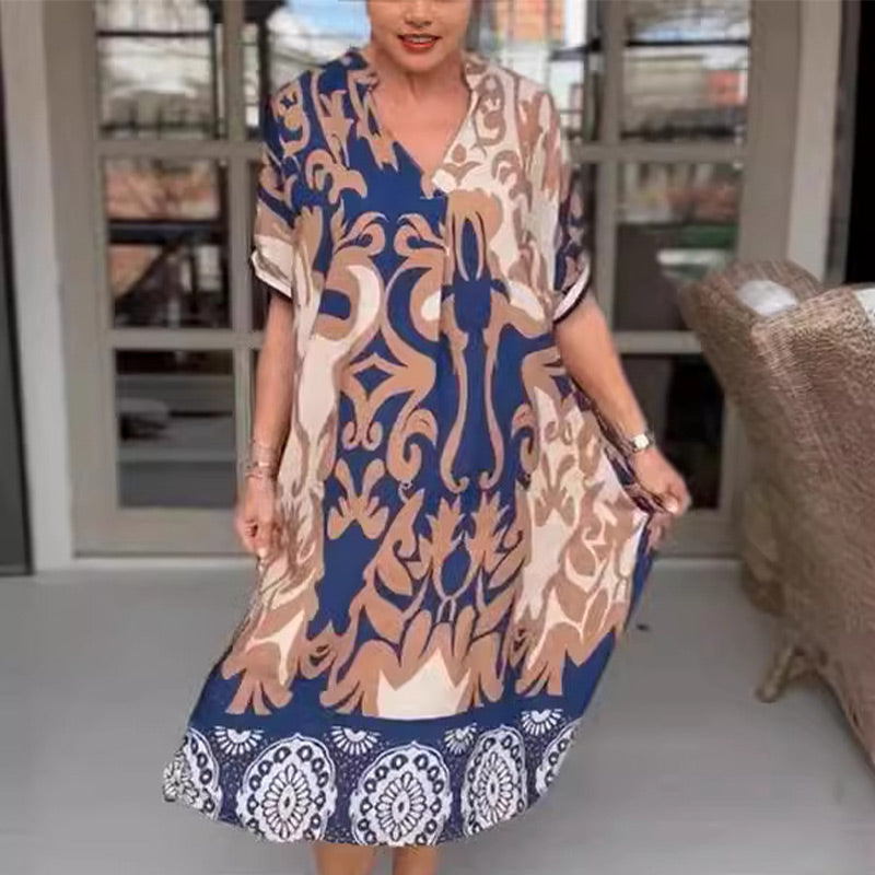 Leontine™ | Boho Belly Coverage Dress