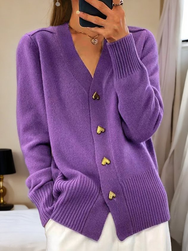 Paloma™ | Heart Button Cardigan