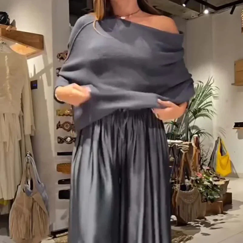 Georgina™ Elegant Off-Shoulder Set