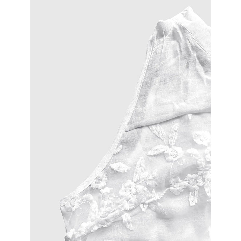 Ophelia™ | Chic Floral Sleeveless Shirt