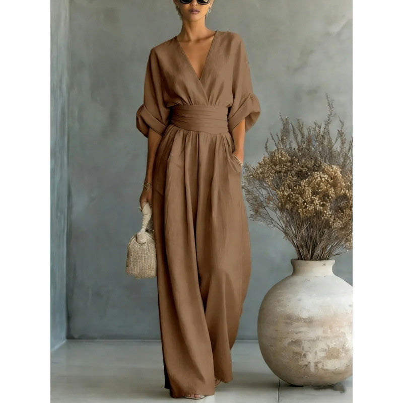 Margot | High-Waist Wide-Leg Jumpsuit