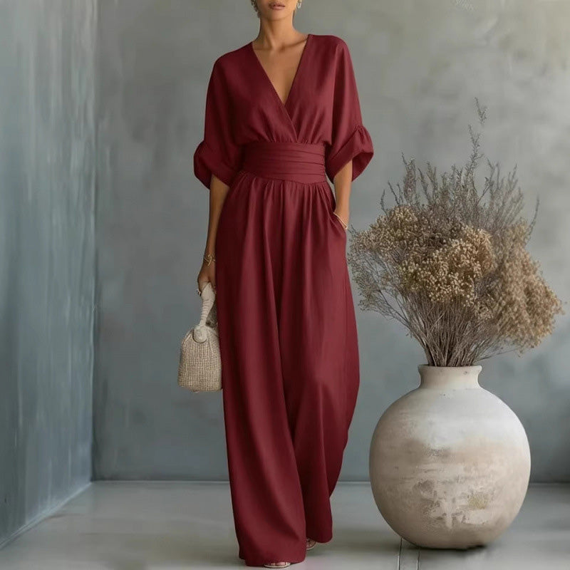 Margot | High-Waist Wide-Leg Jumpsuit
