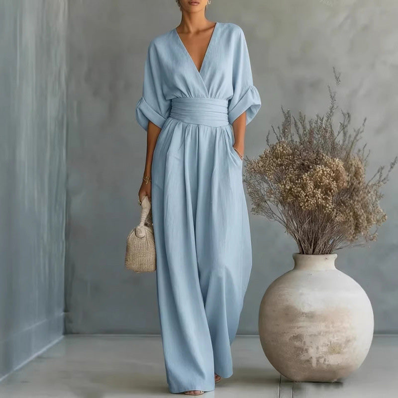 Margot | High-Waist Wide-Leg Jumpsuit