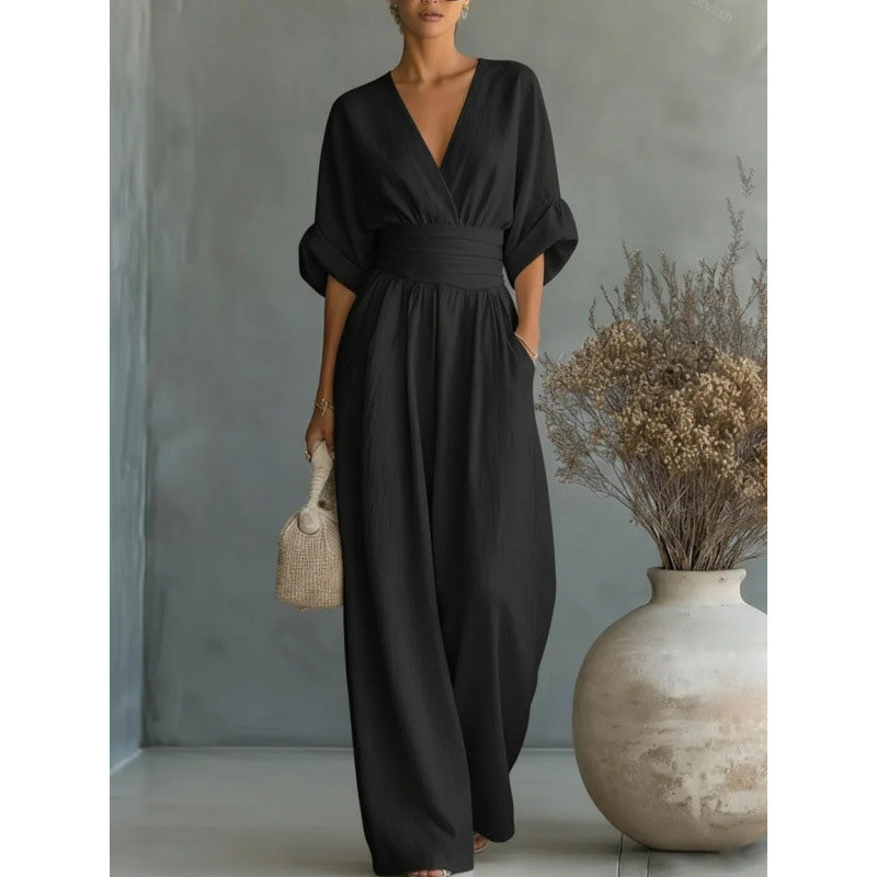 Margot | High-Waist Wide-Leg Jumpsuit