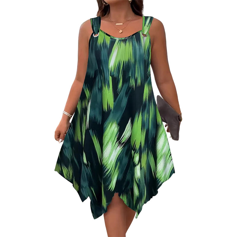 Ondine™ | Gradient Print Sleeveless Dress
