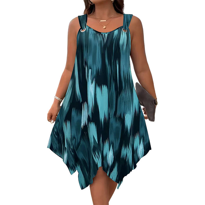Ondine™ | Gradient Print Sleeveless Dress