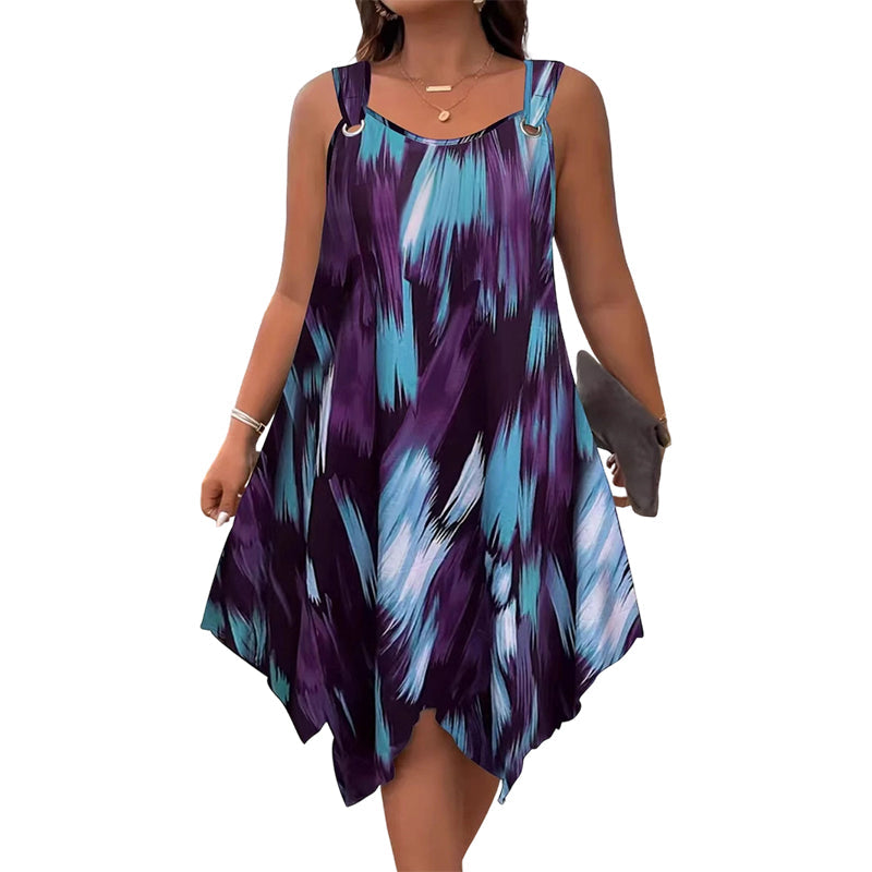 Ondine™ | Gradient Print Sleeveless Dress