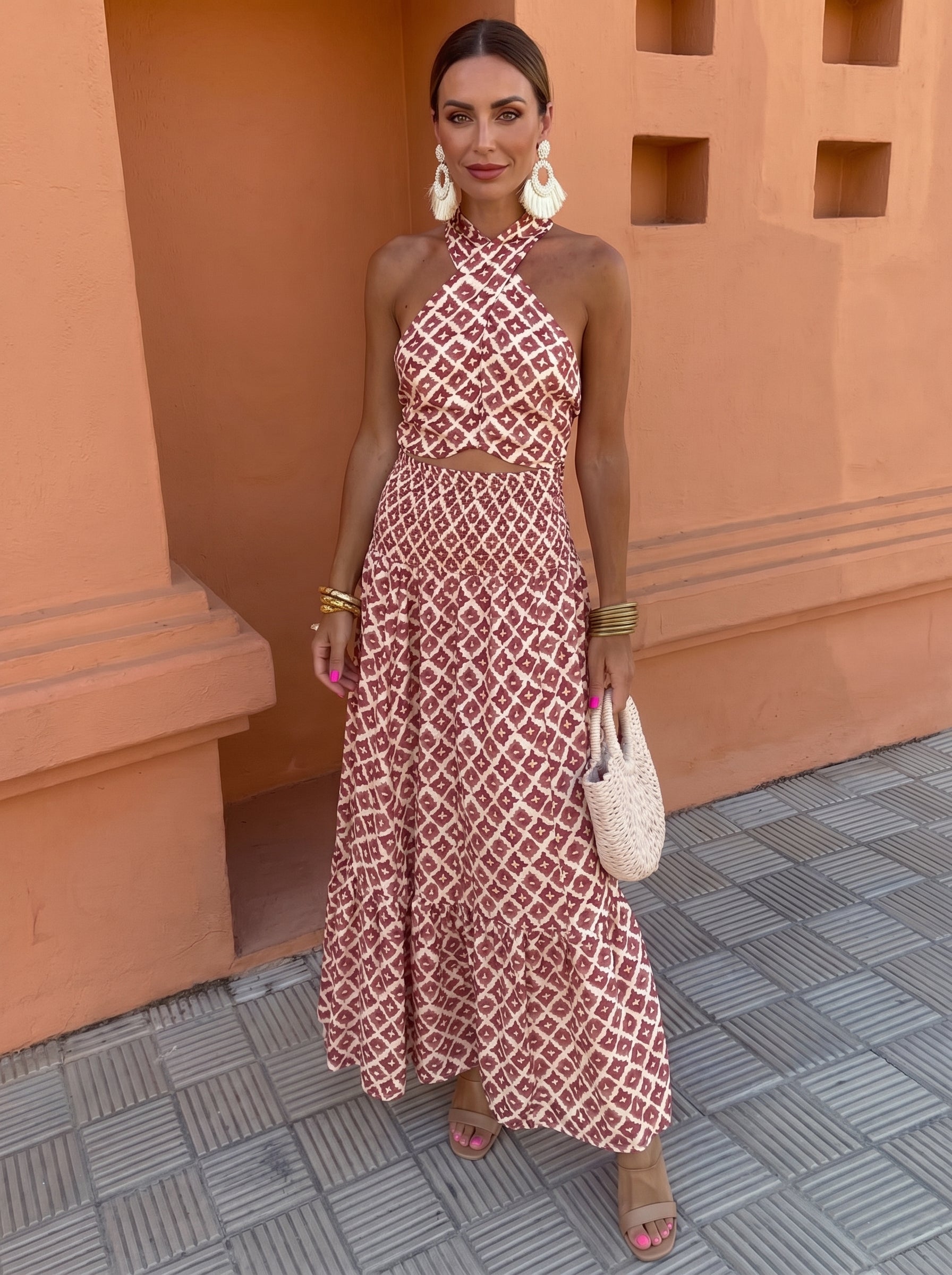 Annalise™ | Open-Shoulder Two-Piece Ensemble