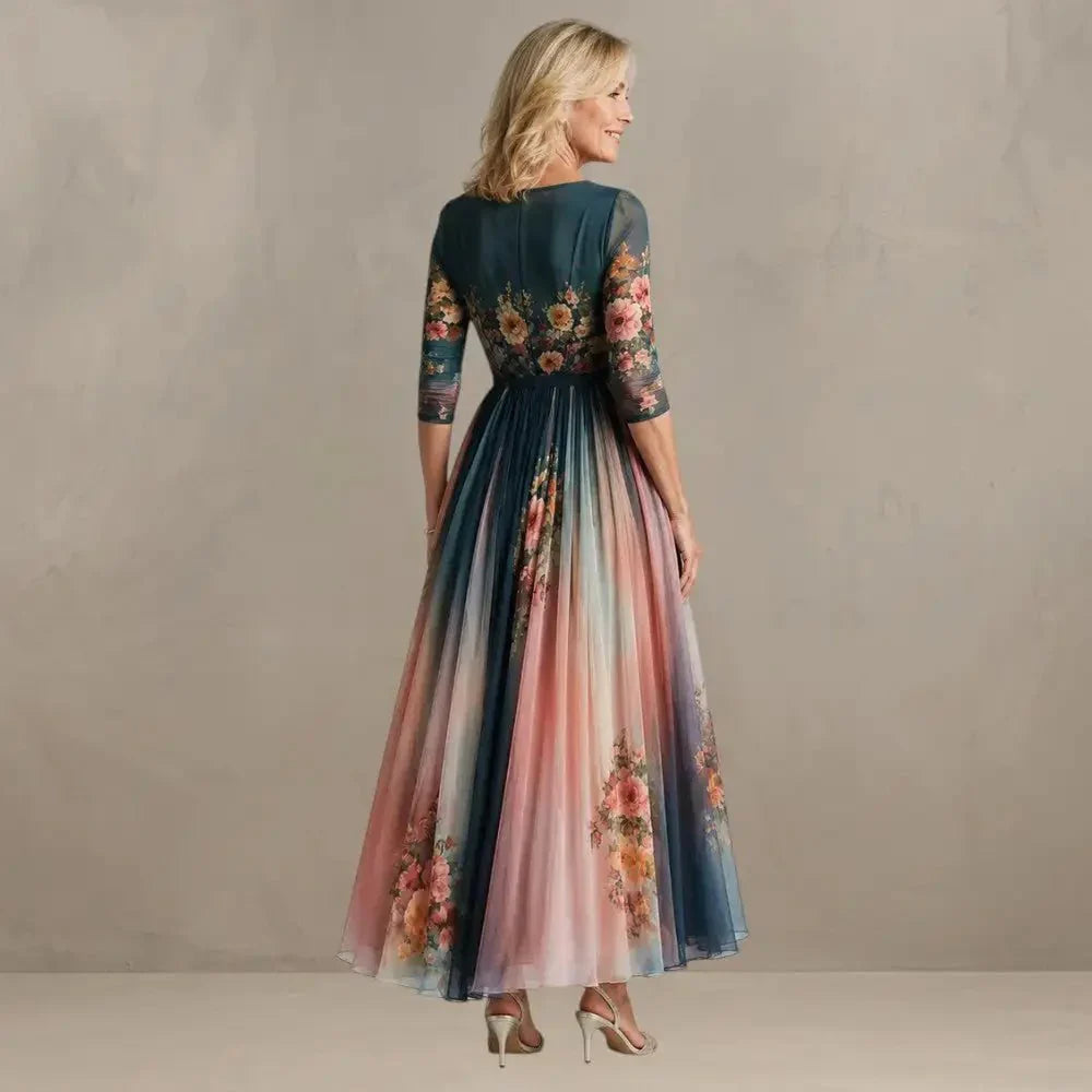 Nadia™ | Bohemian Floral Maxi Dress