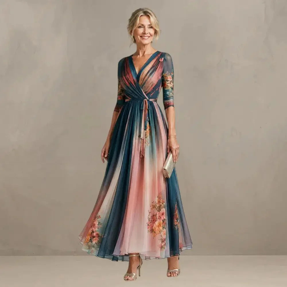 Nadia™ | Bohemian Floral Maxi Dress
