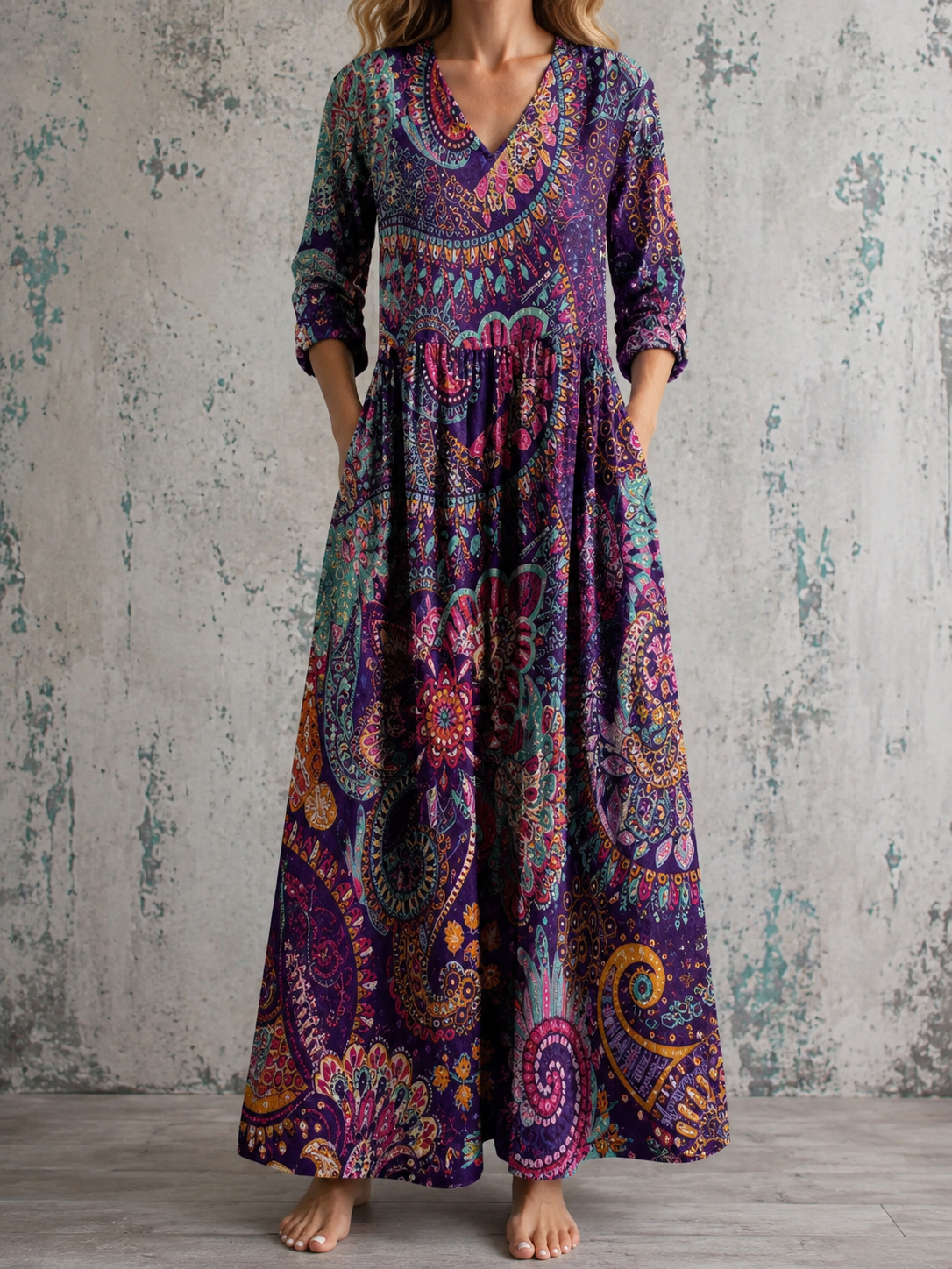 Romaine™ | Bohemian Maxi Dress