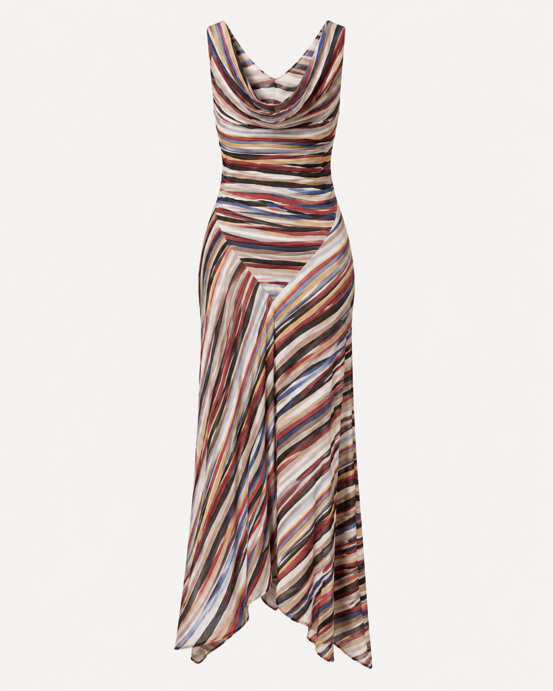 Naveera™ | Stripe Maxi Dress