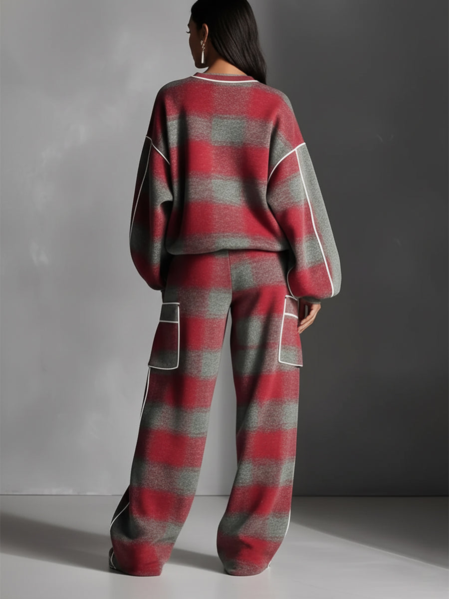 Dexara™ | Plaid Street Pant Set