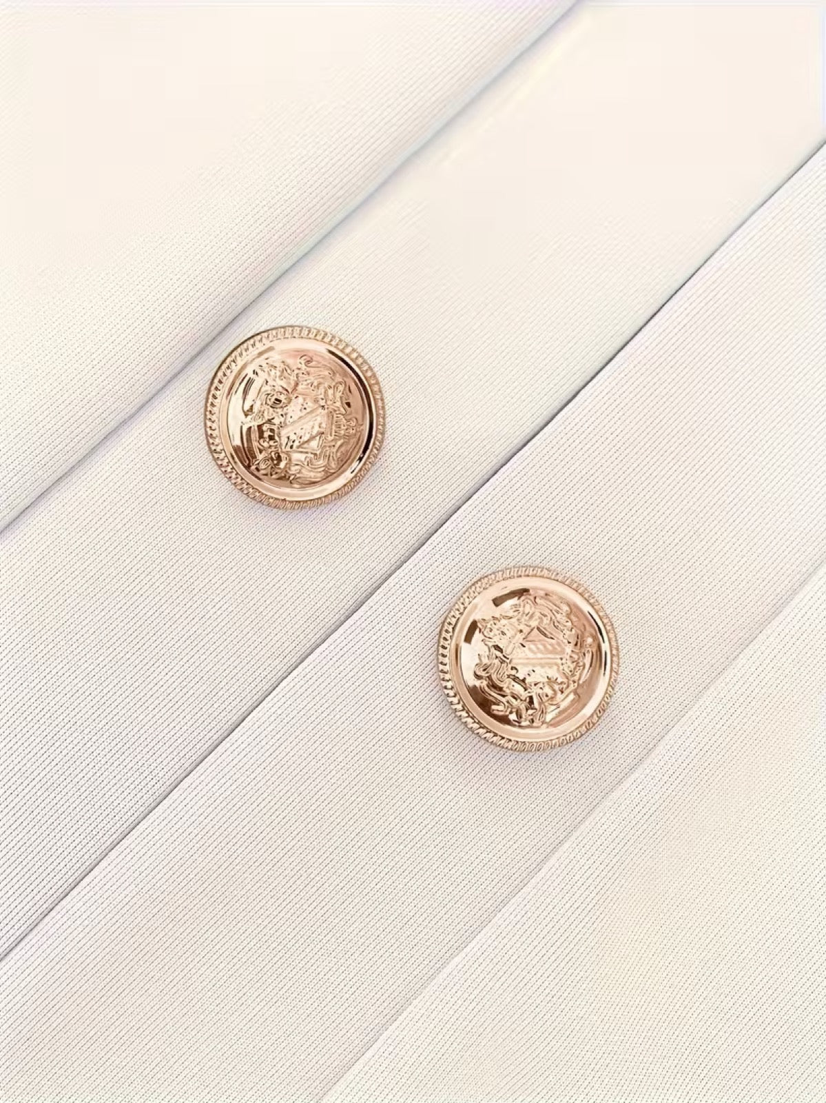 Verabel™ | Gold Button Blazer