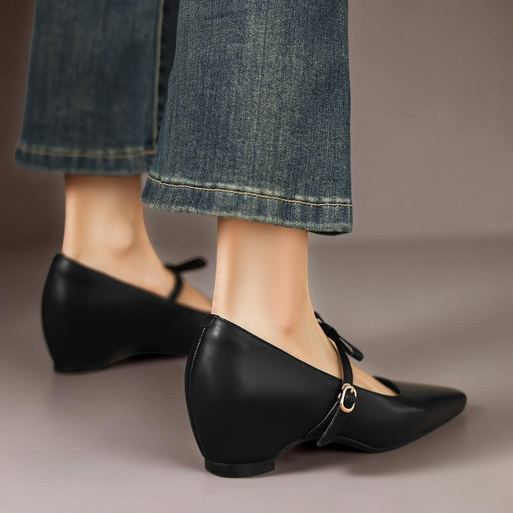 Arnelle™ | Bow-Strap Mary Jane Pump