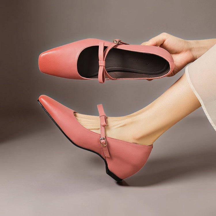 Arnelle™ | Bow-Strap Mary Jane Pump