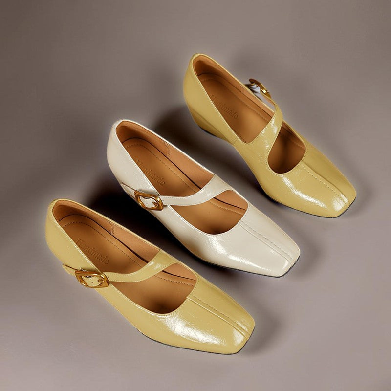 Clairette™ | Mary Jane Wedge Heels