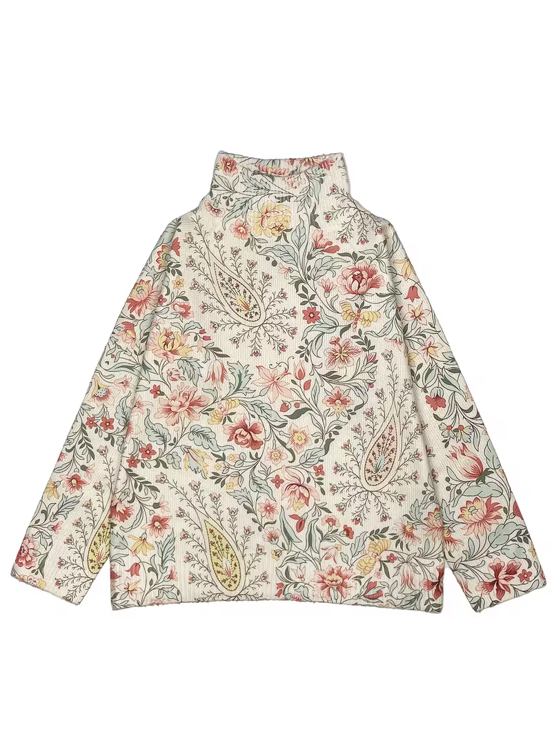 Mirielle™ | Heirloom Floral Turtleneck — 4