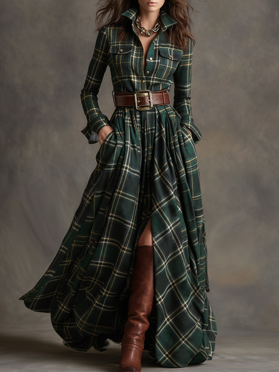 Taveline™ | Classic Elegant Shirt Dress