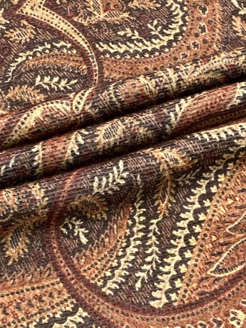 Umbria™ | Terracotta Paisley Turtleneck — 3