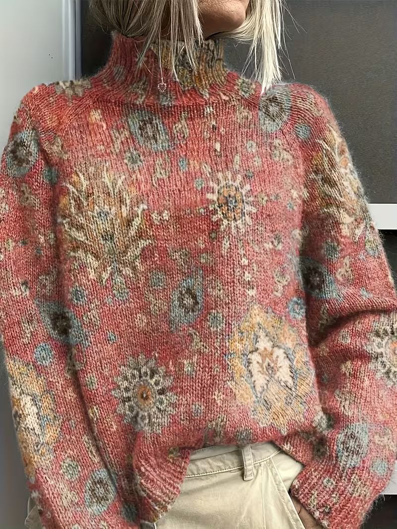 Pomona™ | Kilim Medallion Turtleneck — 1