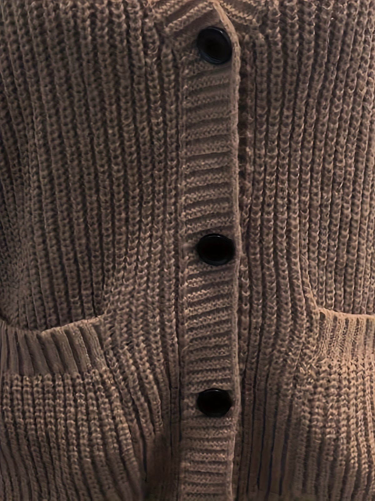 Darcey | Oversized Chunky Button Cardigan