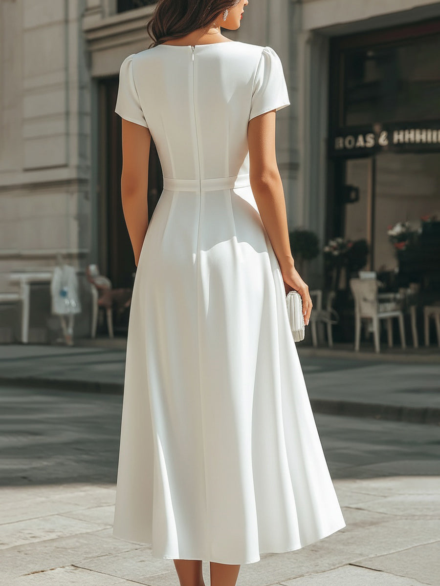 Celestina™ | Elegant Midi Dress