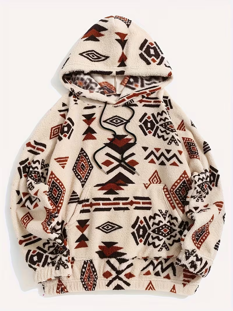 Everly™ | Aztec Plush Hoodie — 4