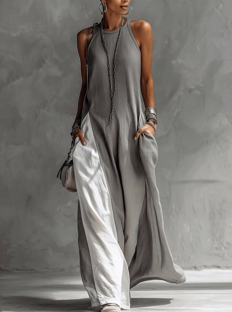 Ottilie™ | Color Block Maxi Dress