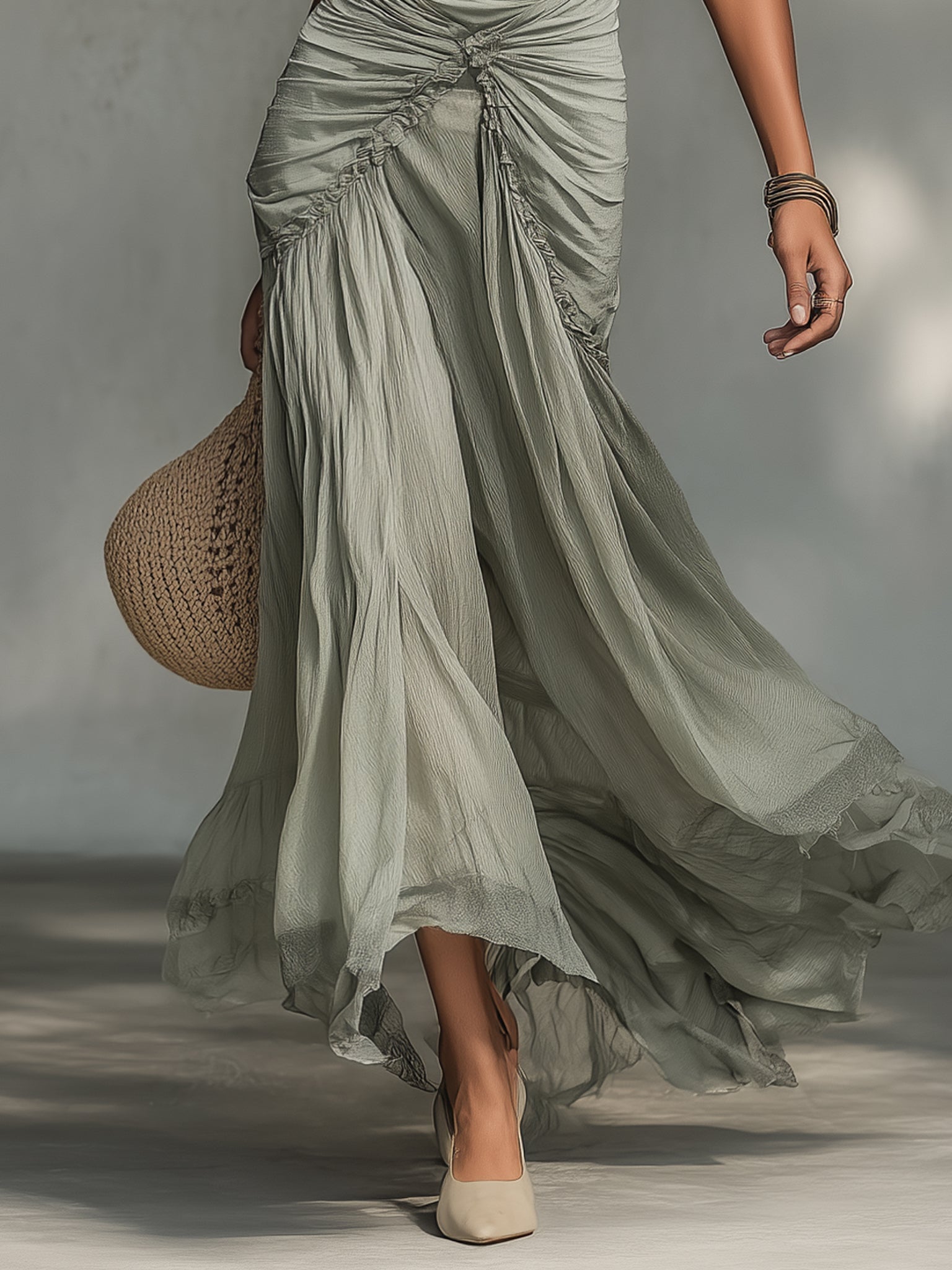 Paloma™ | Off-Shoulder Ruched Maxi Dress