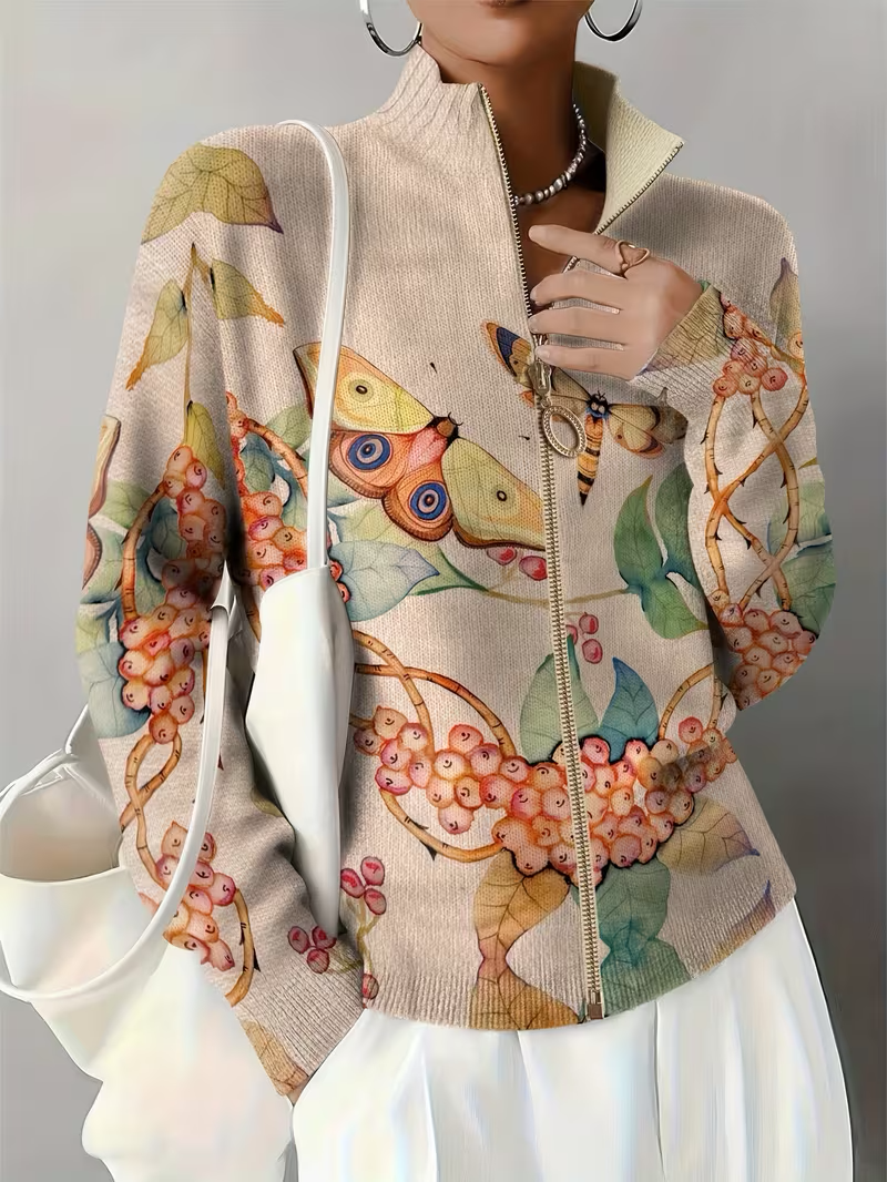 Brontë™ | Butterfly Garden Zip Cardigan — 1