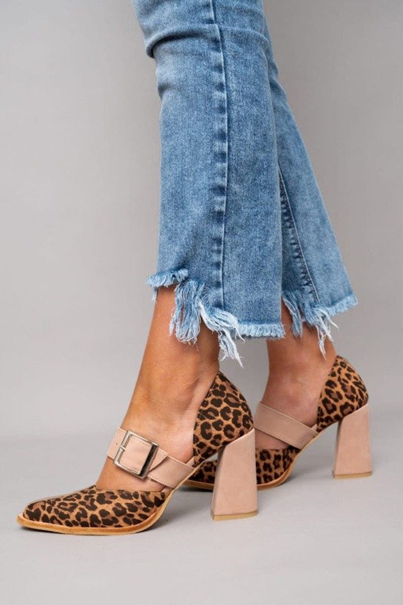 Ilvara™ | Bold Leopard Print Block Heels
