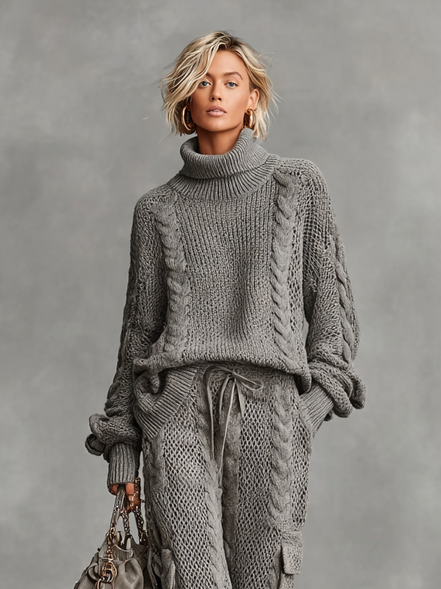 Camille™ | Cable Knit Set