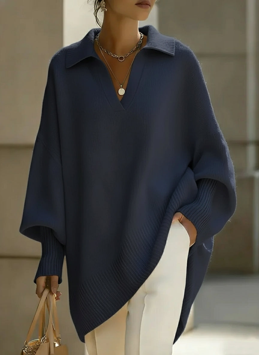 Sophia | V Neck Long Sleeve Sweater