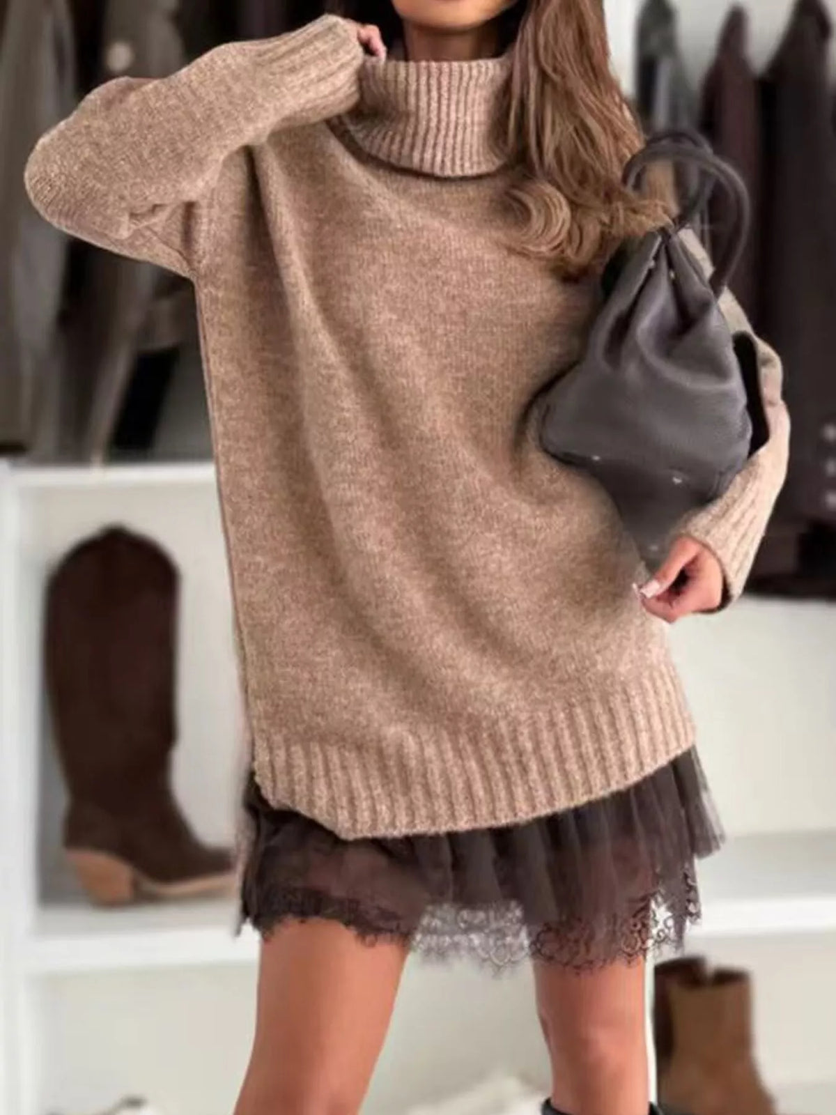 Stella | Turtleneck Oversized Sweater