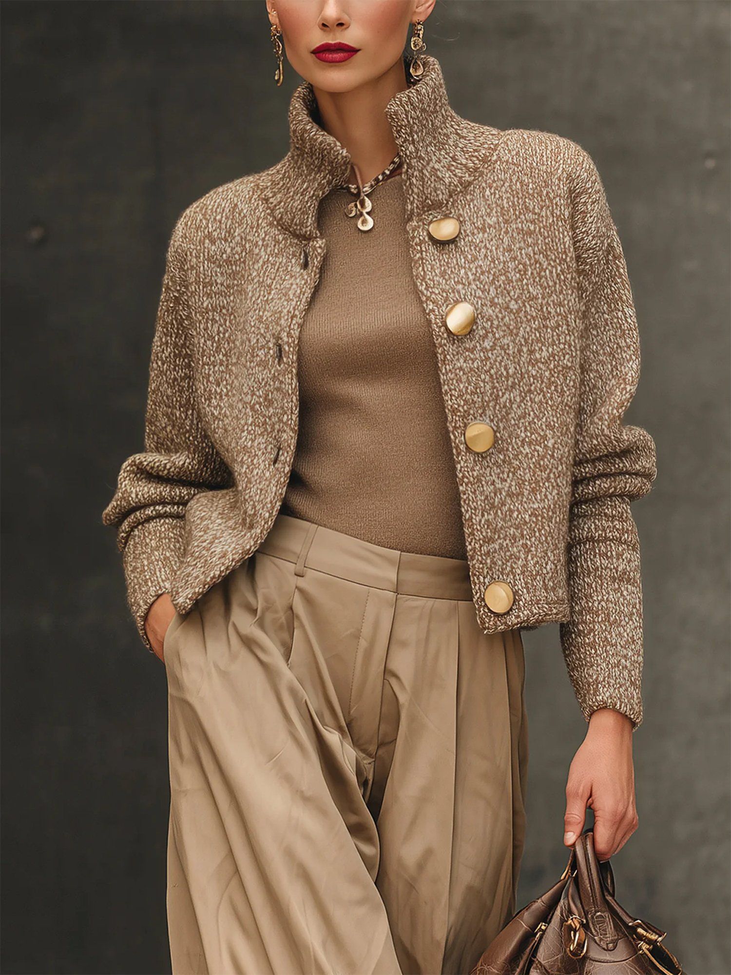 Nevaine™ | Elegant Knit Jacket
