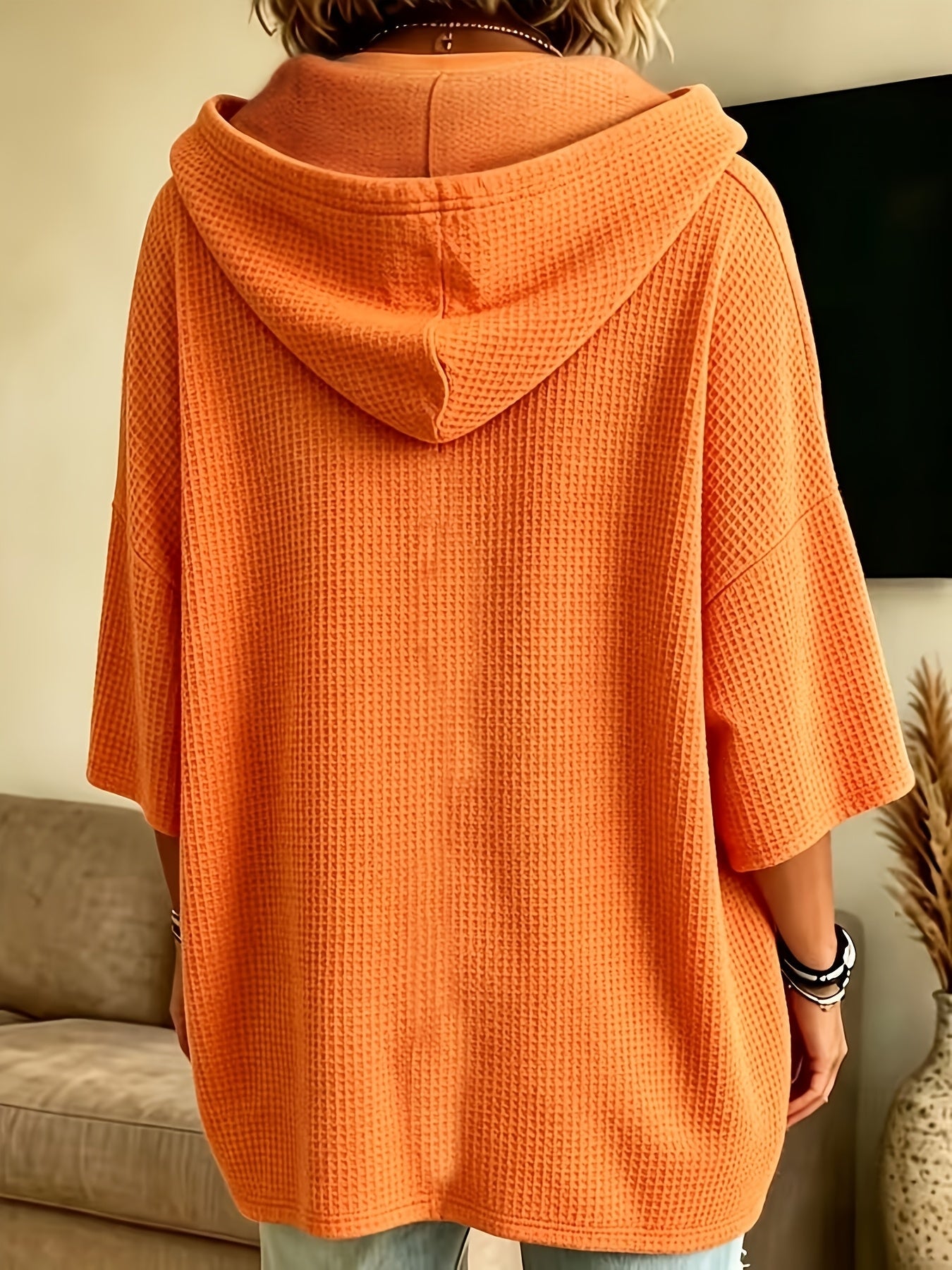 Oswynn™ | Hooded Waffle Top