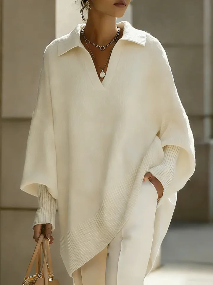 Sophia | V Neck Long Sleeve Sweater