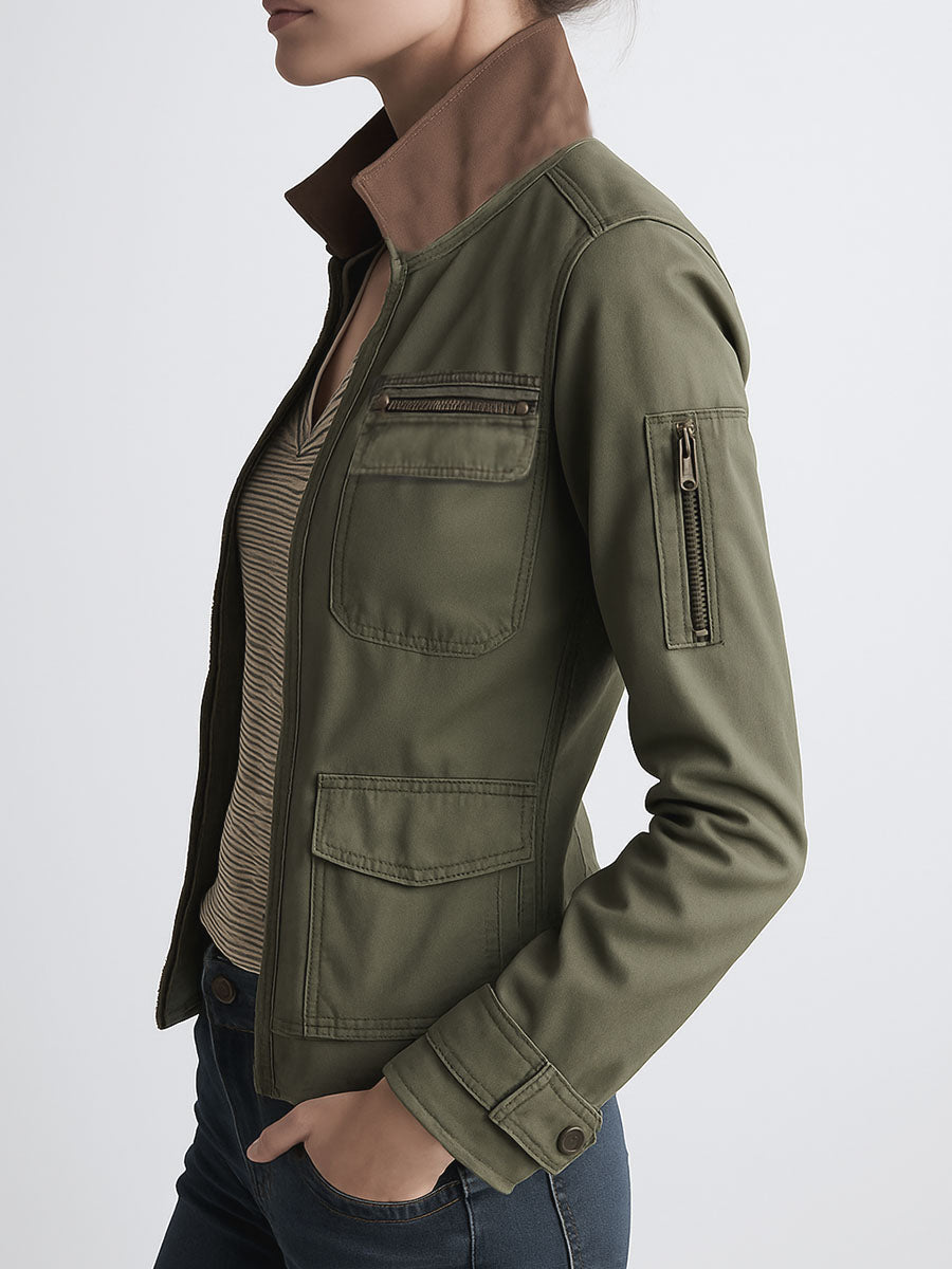 Portia™ | Utility Pocket Cargo Jacket