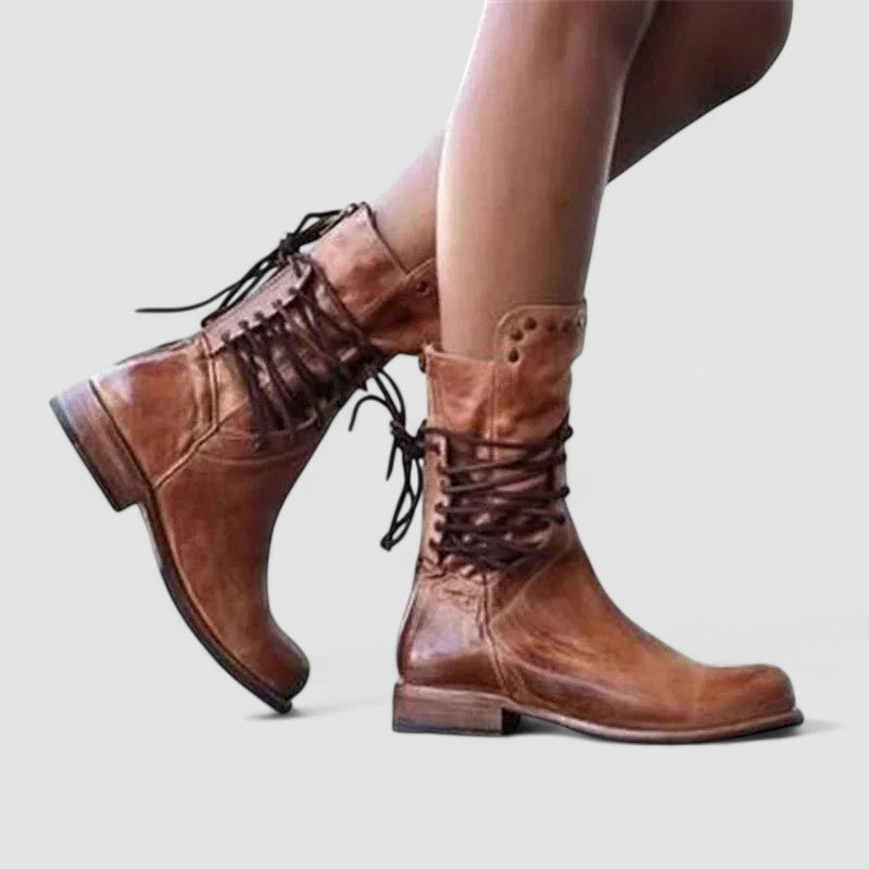 Lorelei™ | Vintage Lace-Up Ankle Boots