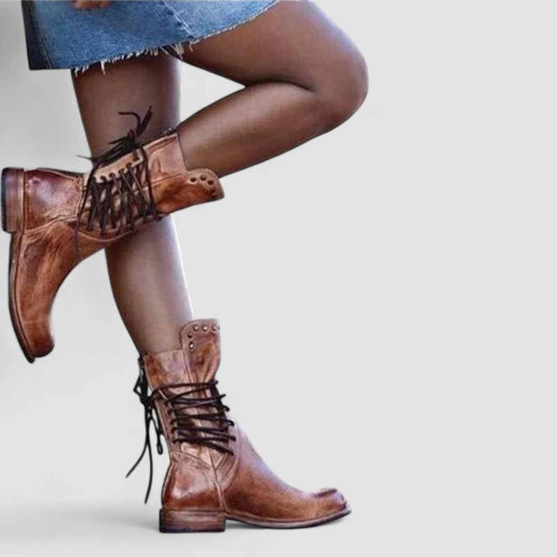 Lorelei™ | Vintage Lace-Up Ankle Boots