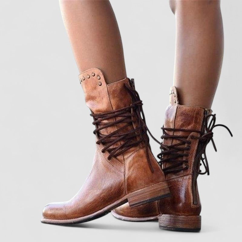 Lorelei™ | Vintage Lace-Up Ankle Boots